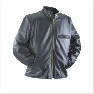 Firenze Model B Motorcycle Leather Jacket Mens 42